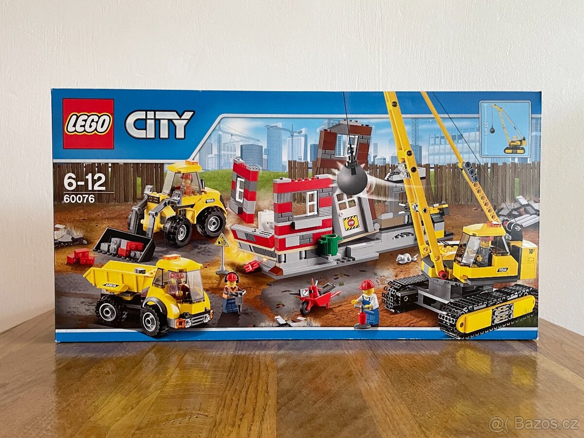 nové Lego City 60076 Demoliční práce na staveništi