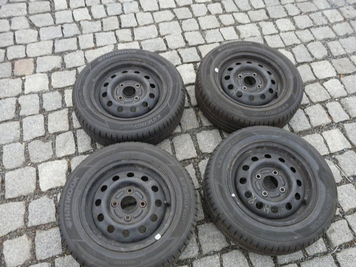 LETNÍ PNEU + DISKY 165/65R13 FORD 13" KA