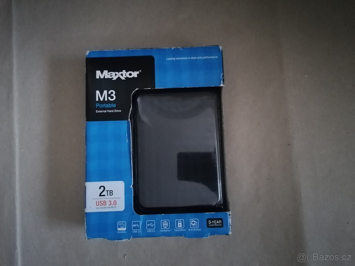 Maxtor M3 Portable 2TB  TOP STAV