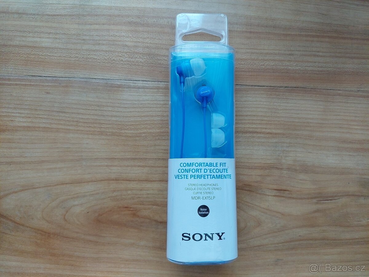 Nová sluchátka  Sony handsfree stereo sound originál - SLEVA