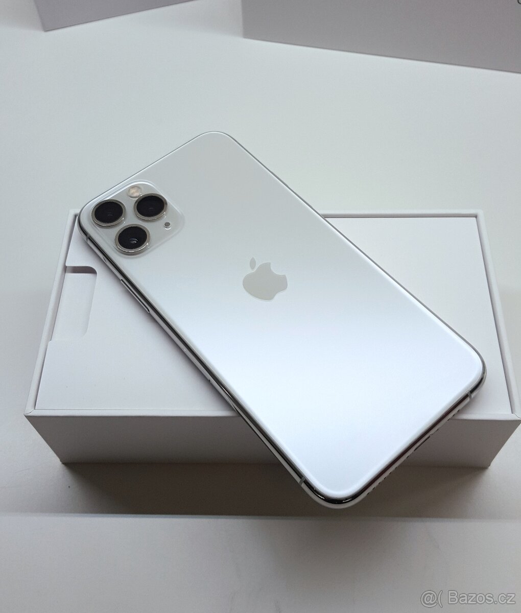 Apple iPhone 11 Pro, 256GB, Silver - záruka 12 měsíců