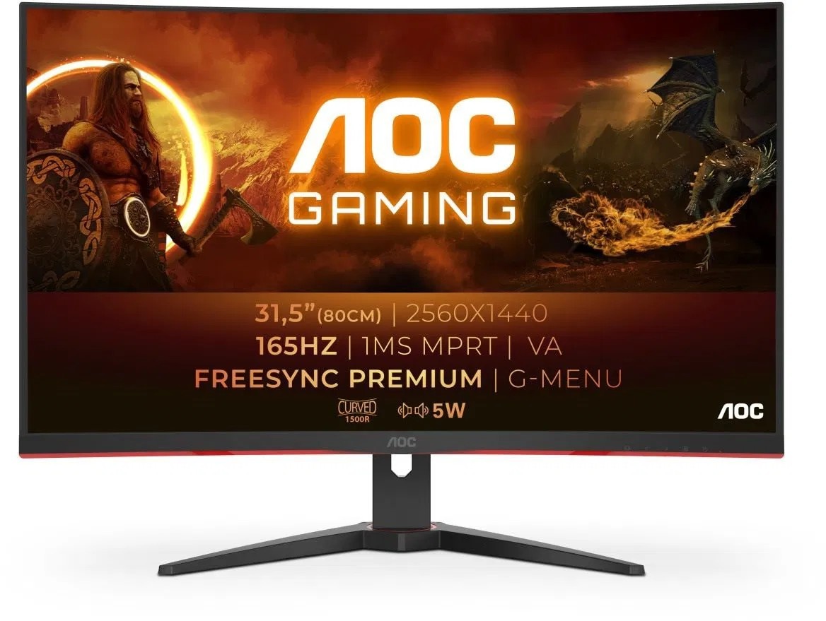 32" AOC CQ32G2SE/BK Gaming 2K záruka