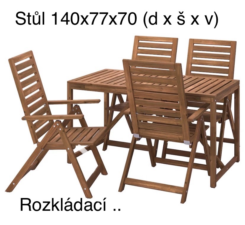 Ikea zahradní nabytek