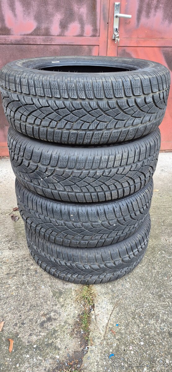 4x zimní pneu Dunlop Winter sport 225/60 R17, 8 mm vzorek