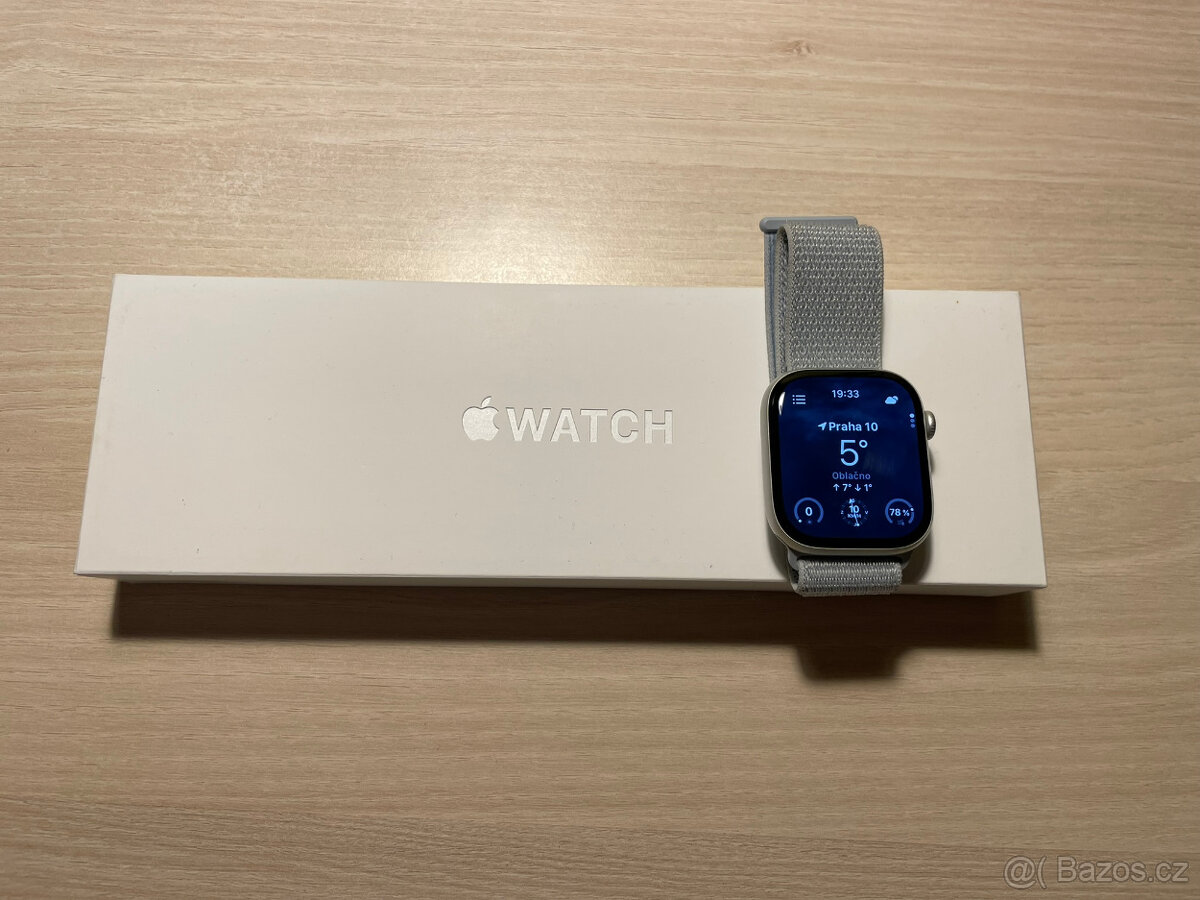 Apple Watch 10, 46mm stříbrné, s pojištěním na rozbití