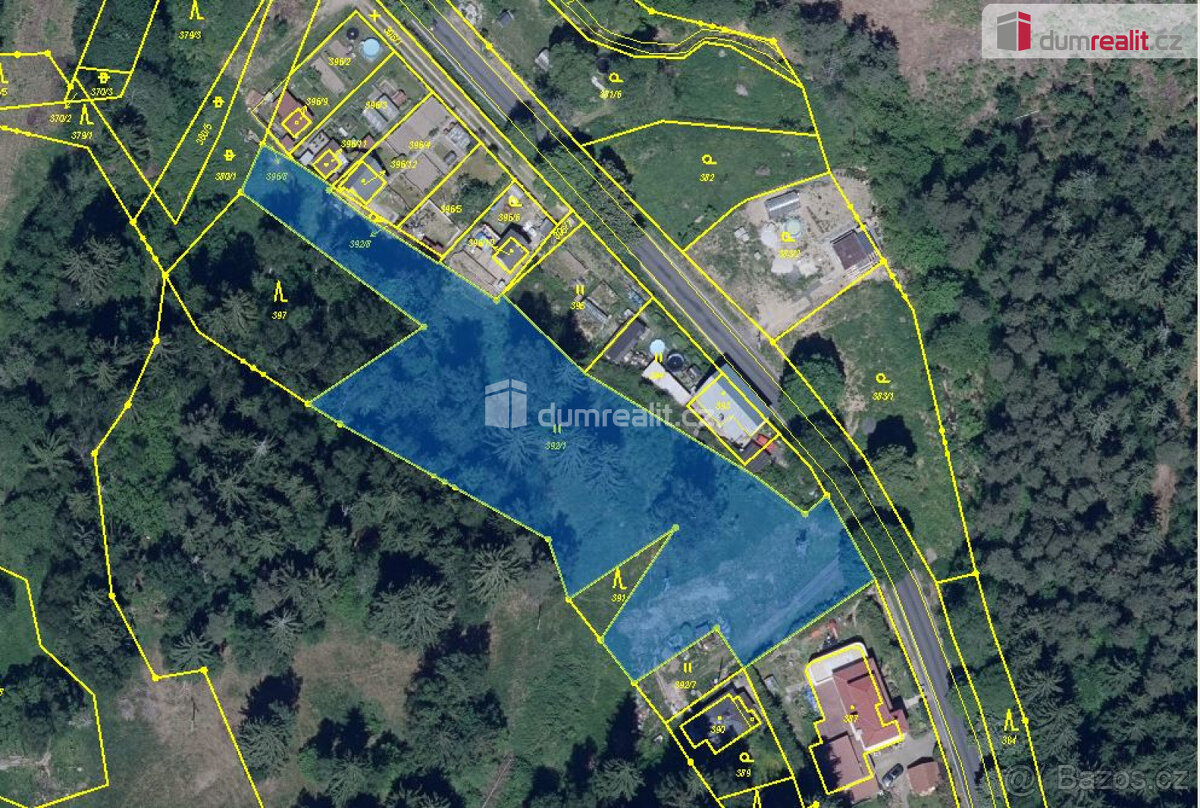 Investiční příležitost - pozemek 4431 m2 v Březové u Karlový