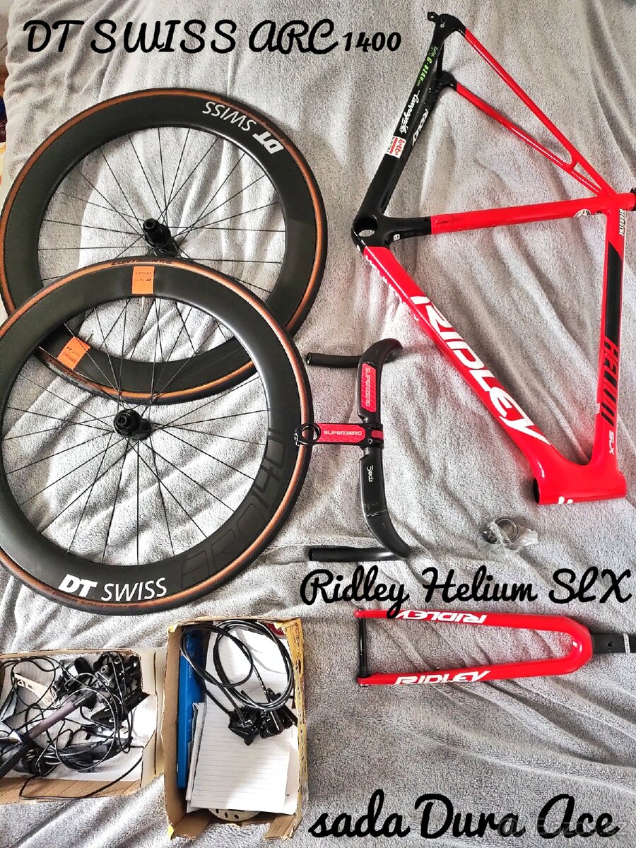 PROFI SILNIČNÍ SET - RIDLEY, DT SWISS,SADA DURA ACE.PC=280 t