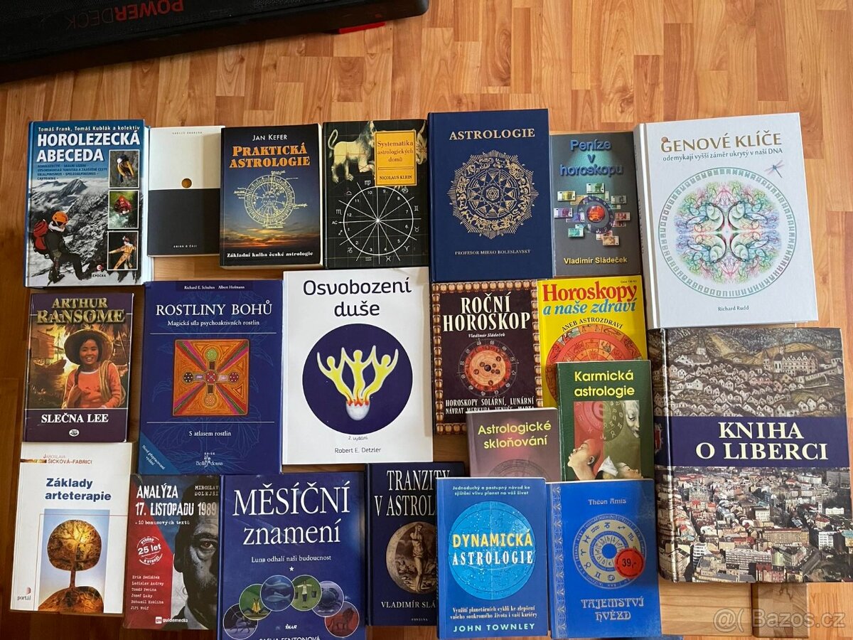 astrologie,Rostliny bohů,Genové klíče,Kniha o Liberci atd