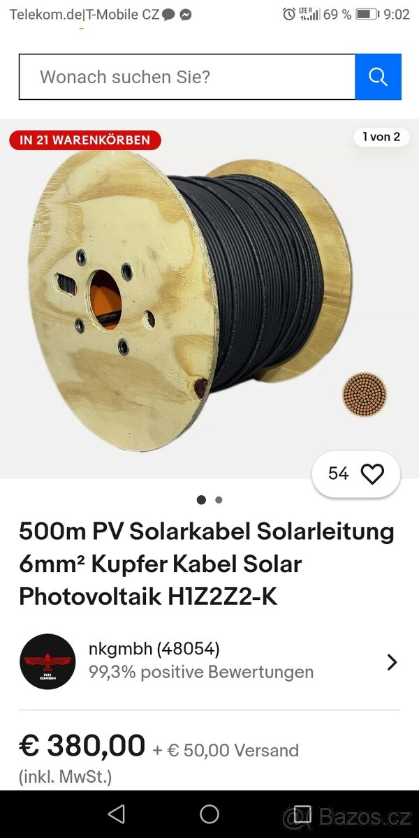 Solární kabel