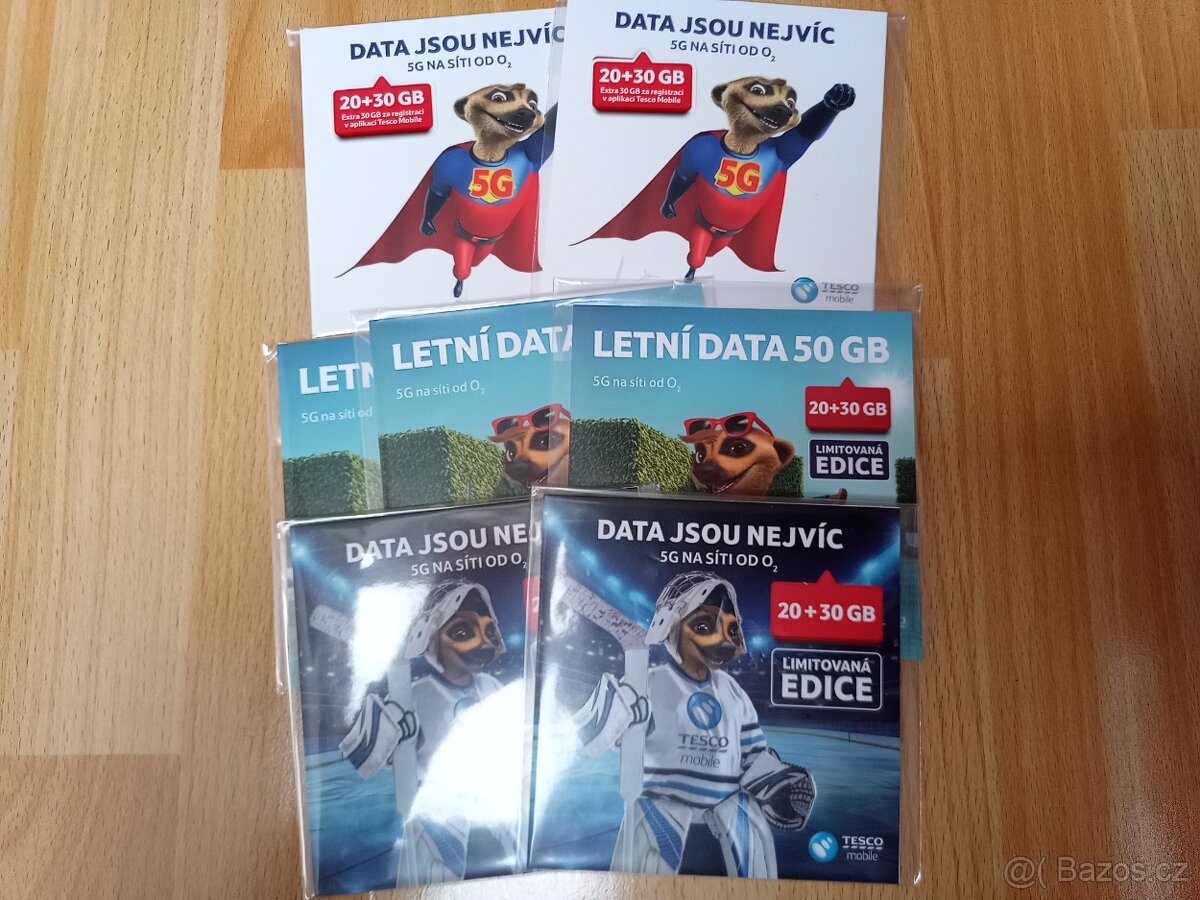 Datová SIM karta 50GB