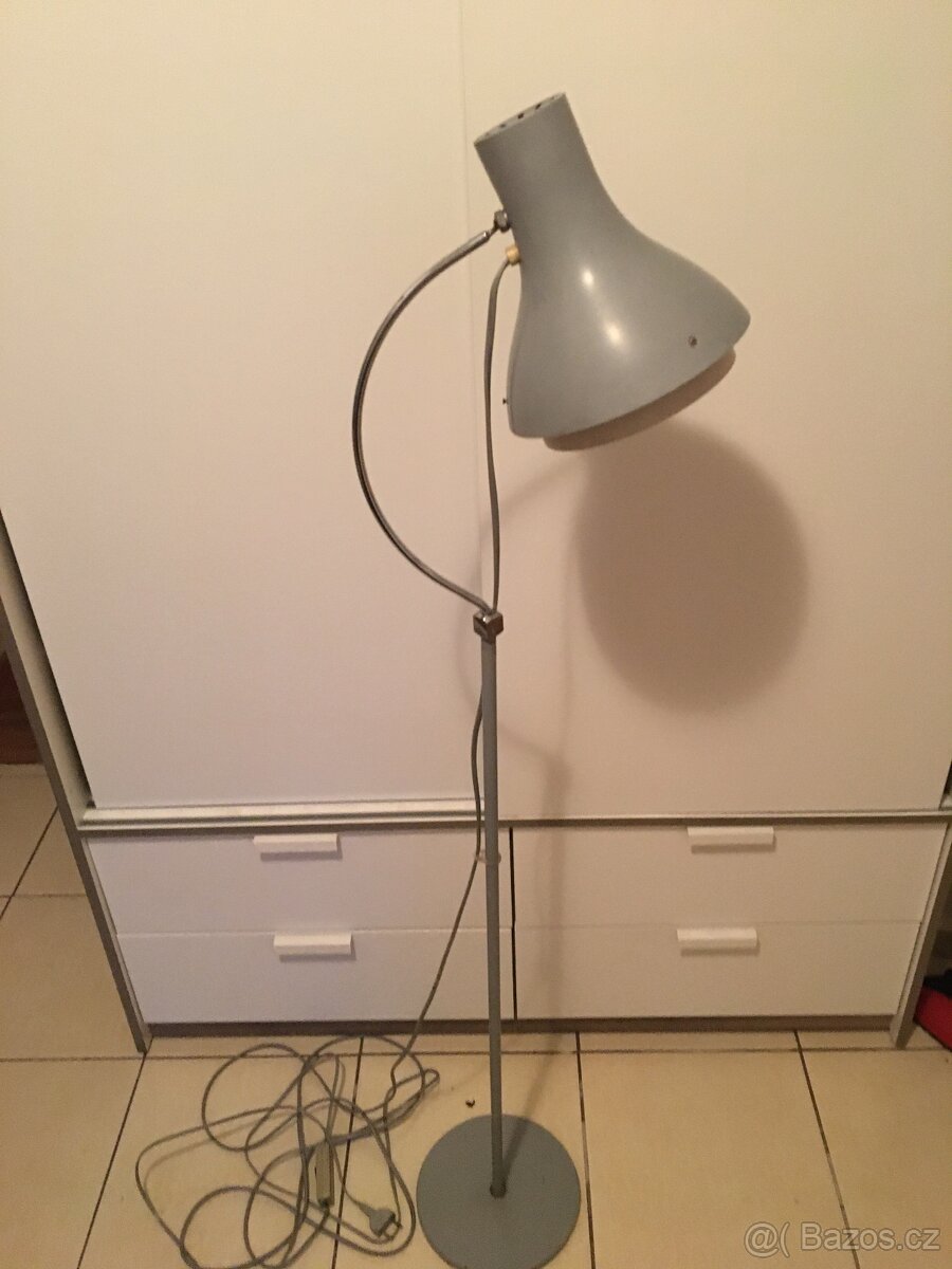 REZERVACE -Retro stojací lampa Josef Hůrka 70.léta