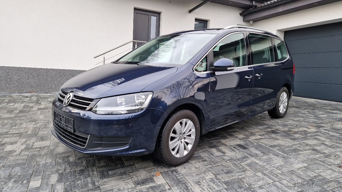 VW SHARAN 7 MÍST 2.0 TDI 130KW.CLIMATRONIC.NAVI.TEMPOMAT.ALU