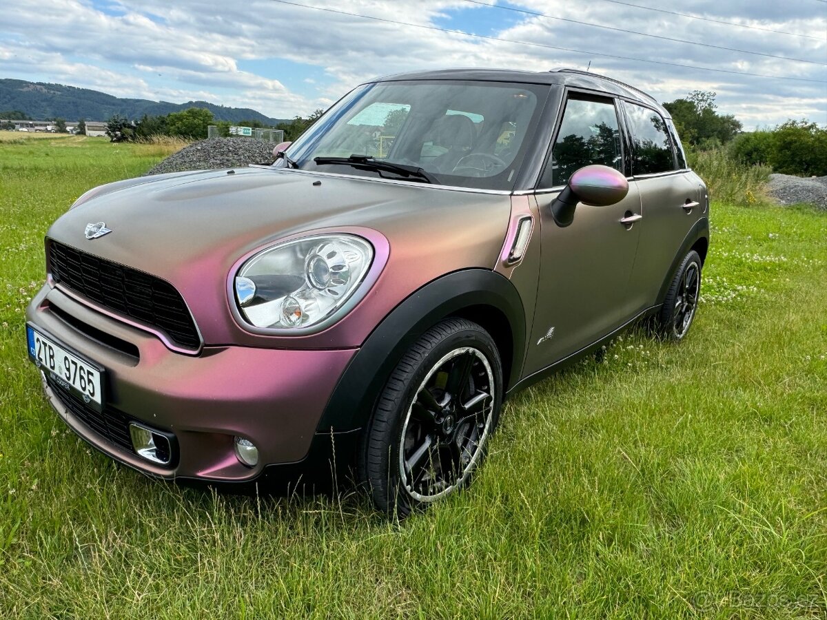 MINI COUNTRYMAN S ALL4 1,6i 135kW,TURBO ,KŮŽE