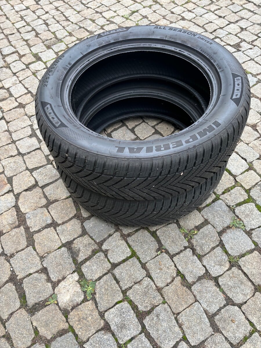 225/55 R19 2x zimní pneu