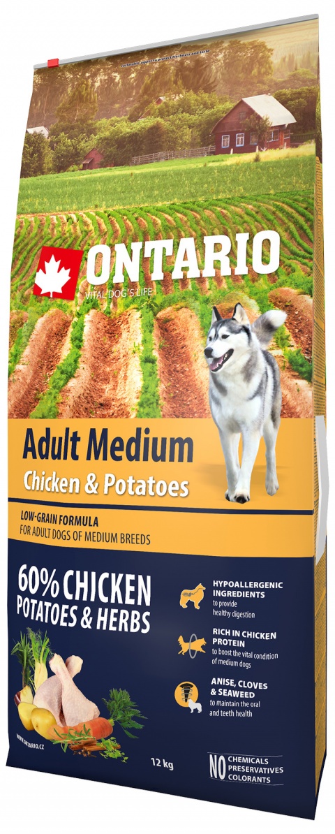 Ontario Adult chicken & potatoes12 kg