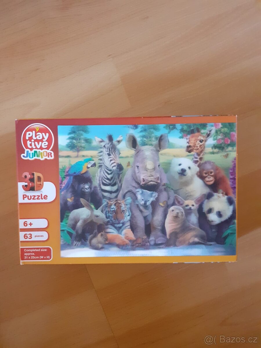 3D puzzle 63 dílků top stav