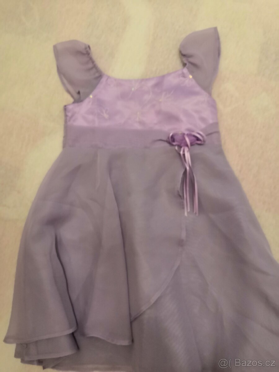 Šaty fialové vel. 92cm