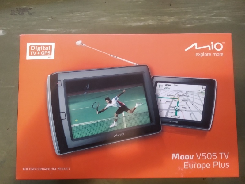 navigace s TV MIO Moov V505 TV