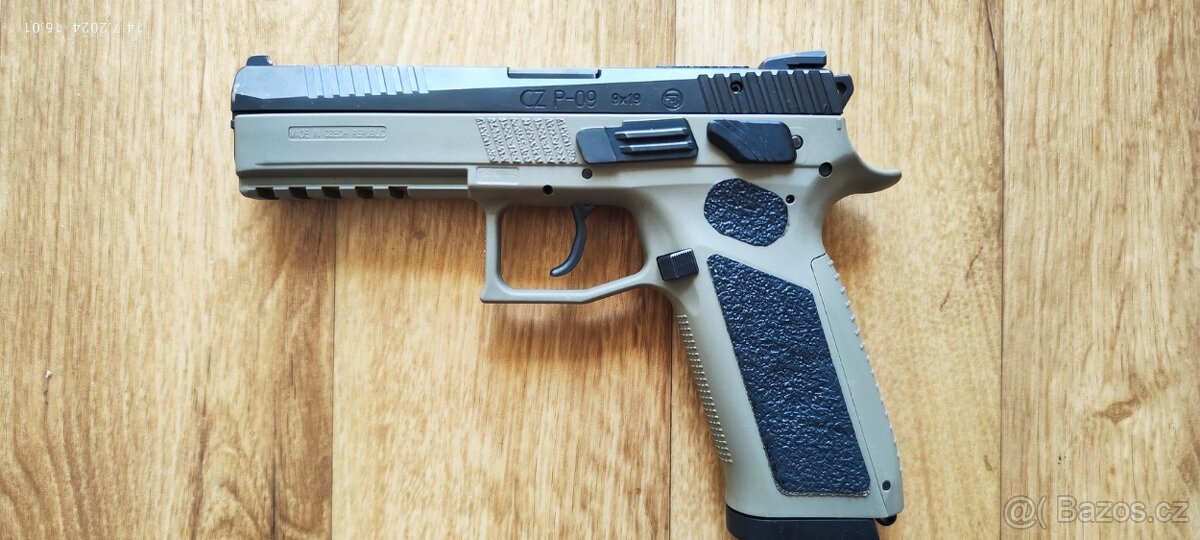 Pistole CZ P-09 - 9mm Luger  (tritiová mířidla)