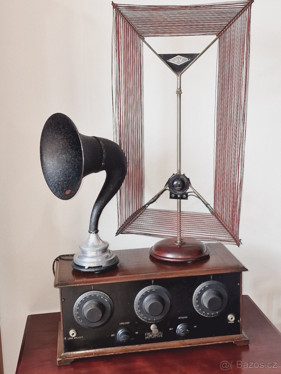 Starožitné rádio Freshman, USA, 1924