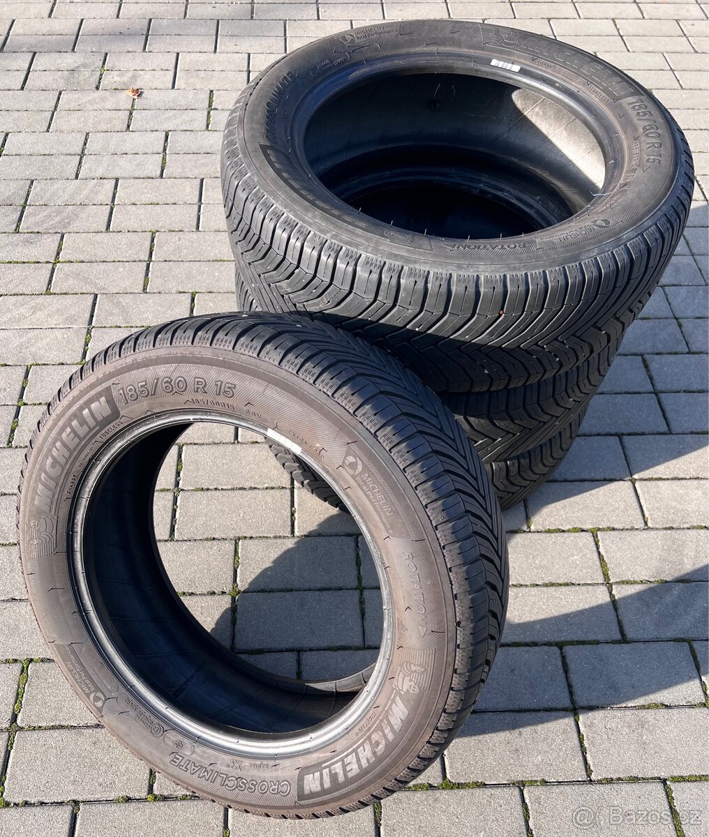 185/60 R15 - 4x Michelin 6mm