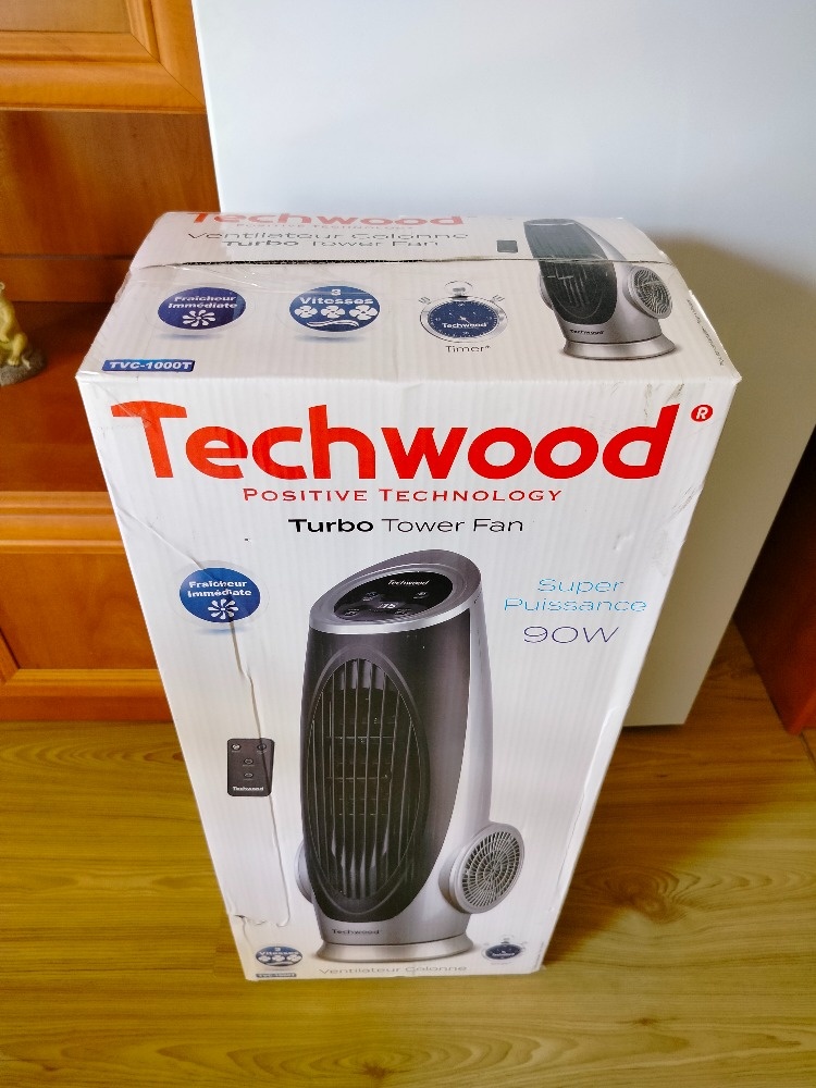 NOVÝ ventilátor Techwood TVC-1000T+dálk. ovládání-PC 4199 Kč