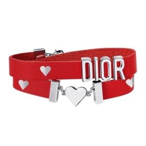 Dior náramok/ choker so srdiečkom