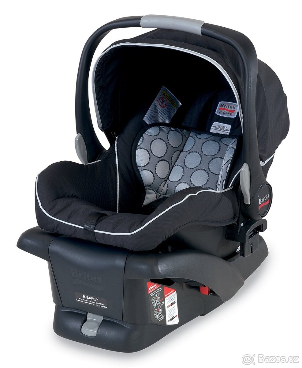 Autosedačka Britax B-Safe, černá + Isofix základna