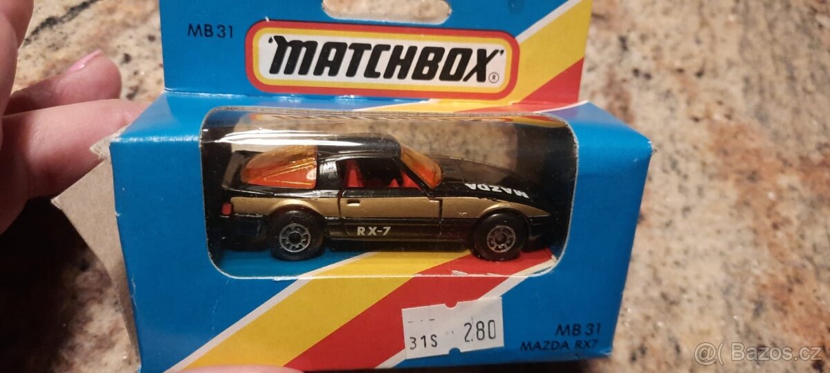 MATCHBOX MB 31 MAZDA RX7 ČERNÁ/ČERVENÁ