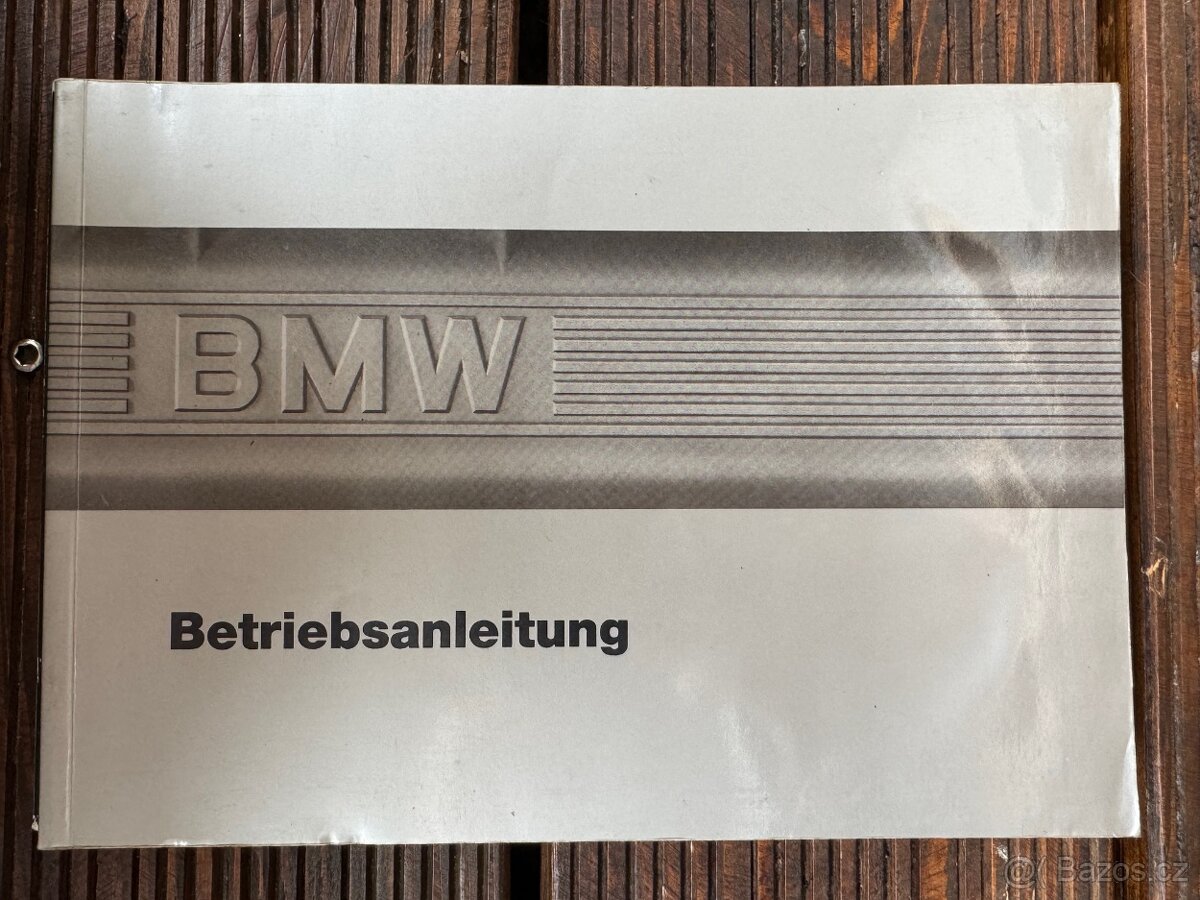 BMW E30 originální návod k obsluze