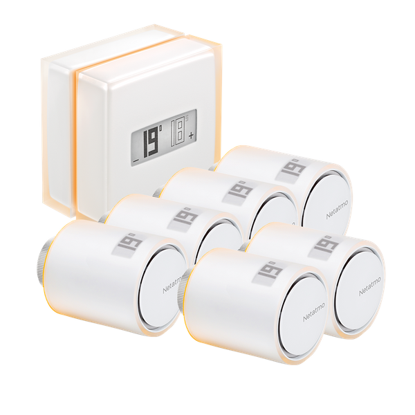 (-30%) Netatmo termostat a 6x hlavice