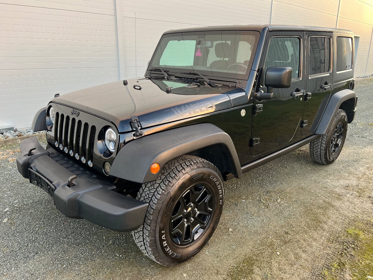 Jeep Wrangler JK, edice Willis, 2017, 3.6L, AT6