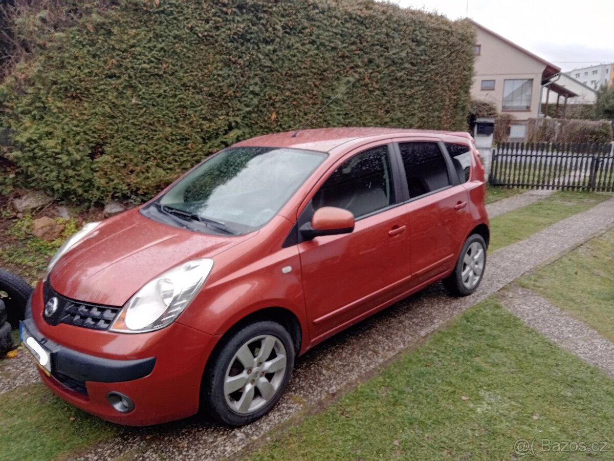 Nissan Note ,1,6 81kw,2007, 166000km