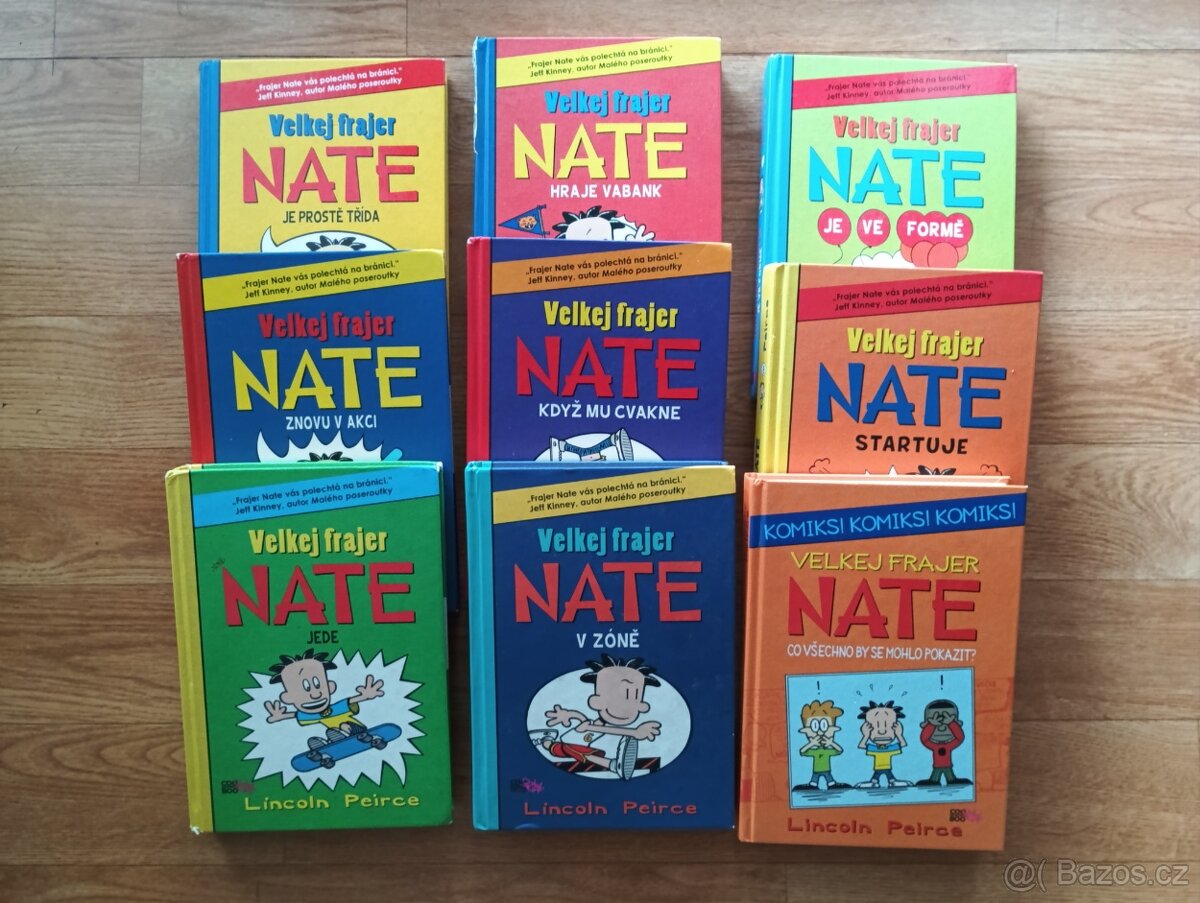 Velkej frajer NATE 1. - 8.  díl + kniha navíc