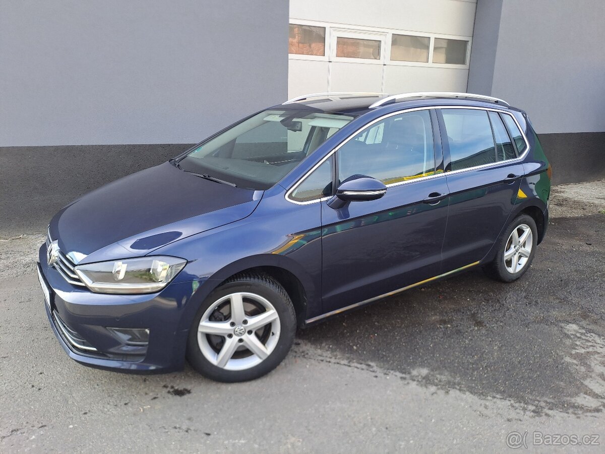 GOLF SPORTSVAN 2.0 TDi, 110kW,  r.16 PLNÝ SERVIS, DOPORUČUJI