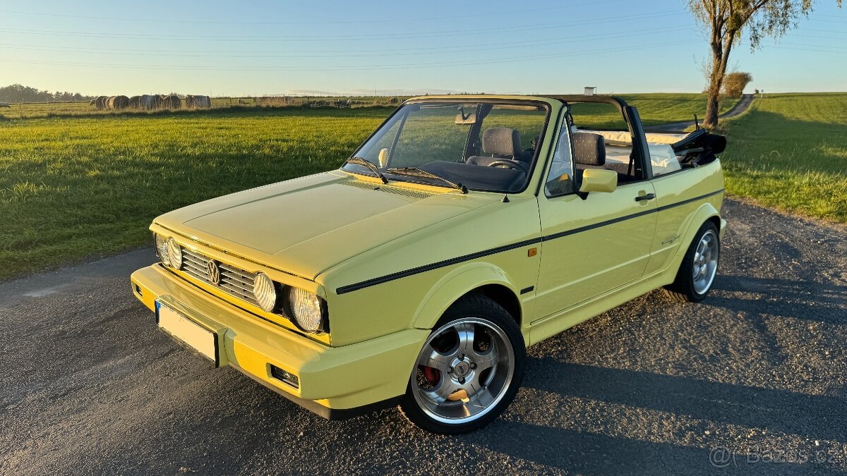 VW Golf MK1 KARMANN cabrio / kabrio 1,8i LPG, YOUNG LINE