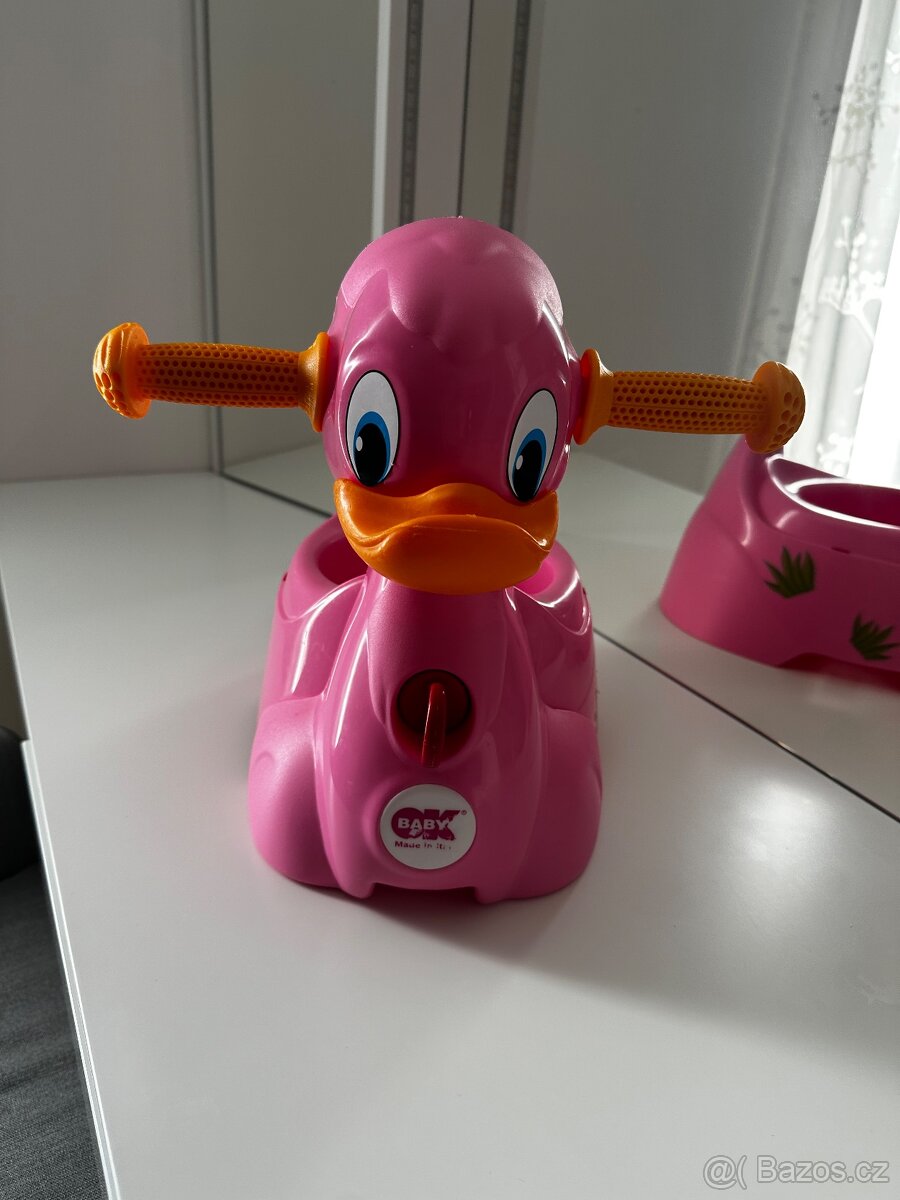 OK BABY Nočník Quack pink