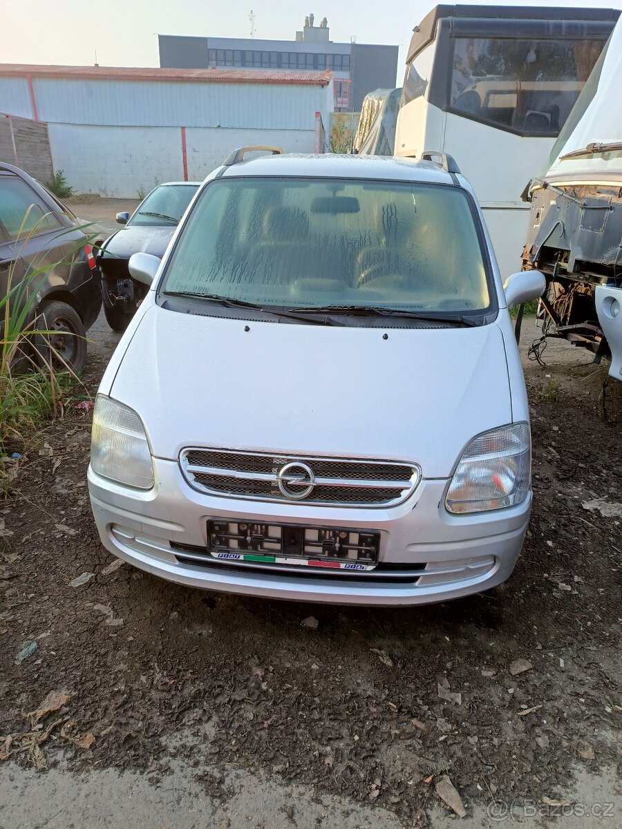 Náhradní díly -Opel Agila 1.2 16 V  GL - motor Z12XE - barva