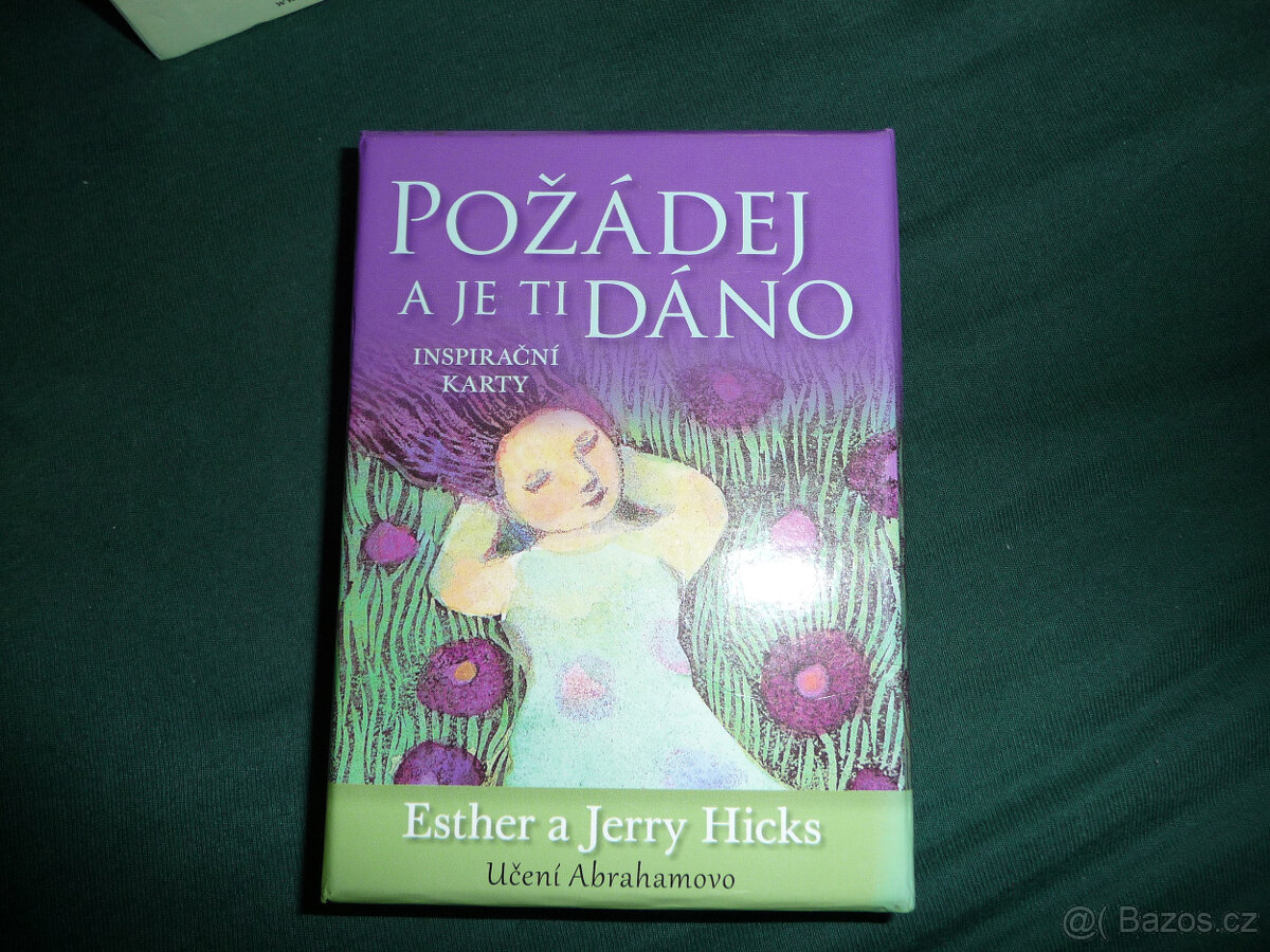 Karty "Požádej a je ti dáno"Esther a Jerry Hicks-rezervováno