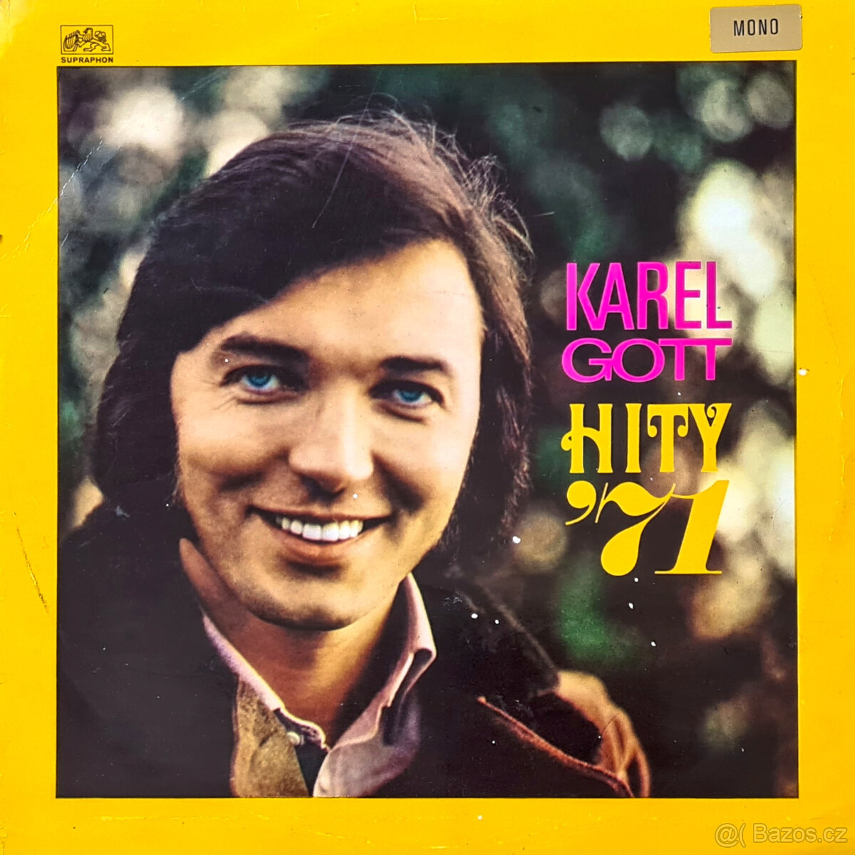 Karel Gott – Hity '71 1971 (mono) G+, VYPRANÁ Vinyl (LP)