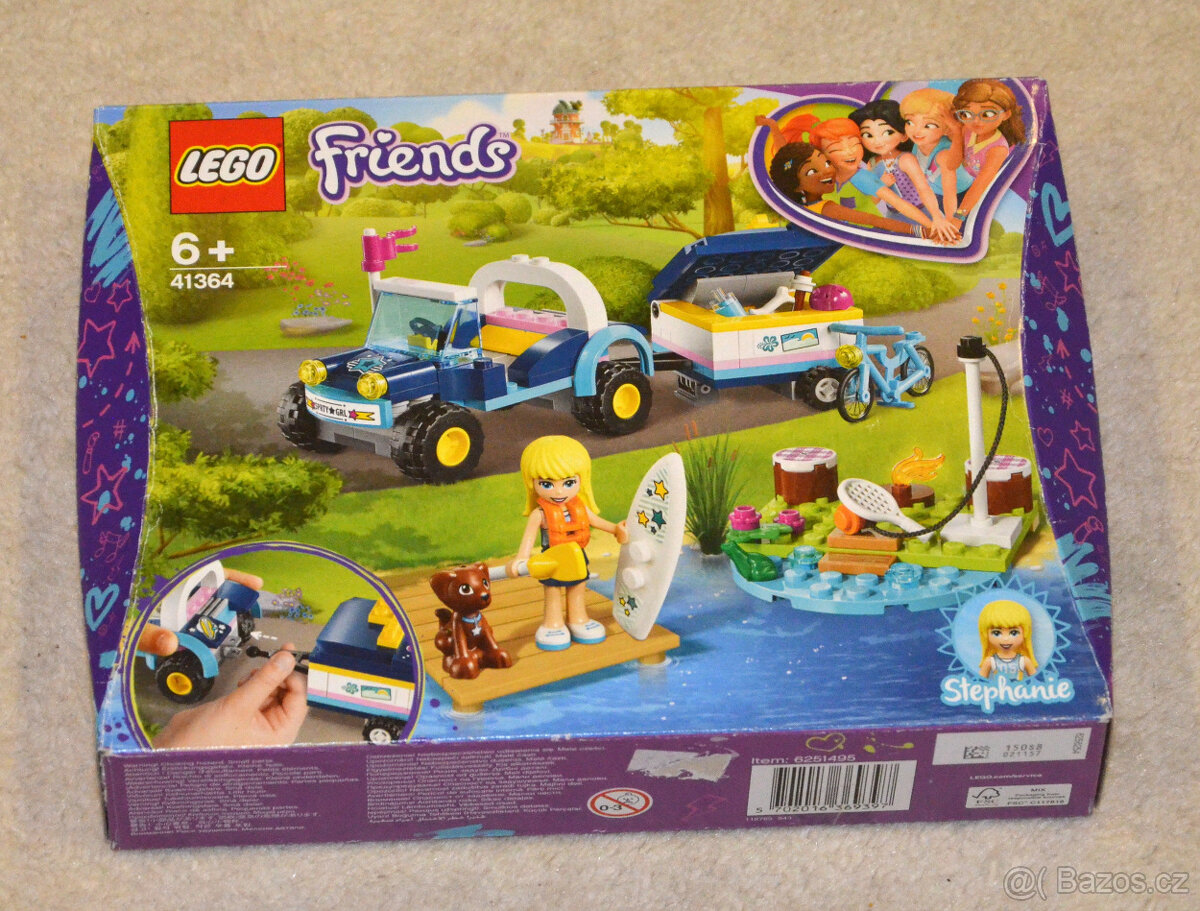 Lego Friends 41364 Stephanie a bugina s přívěsem