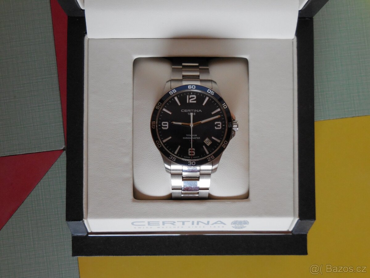 Certina DS-8 Quartz Precidrive Chronometer Titanium