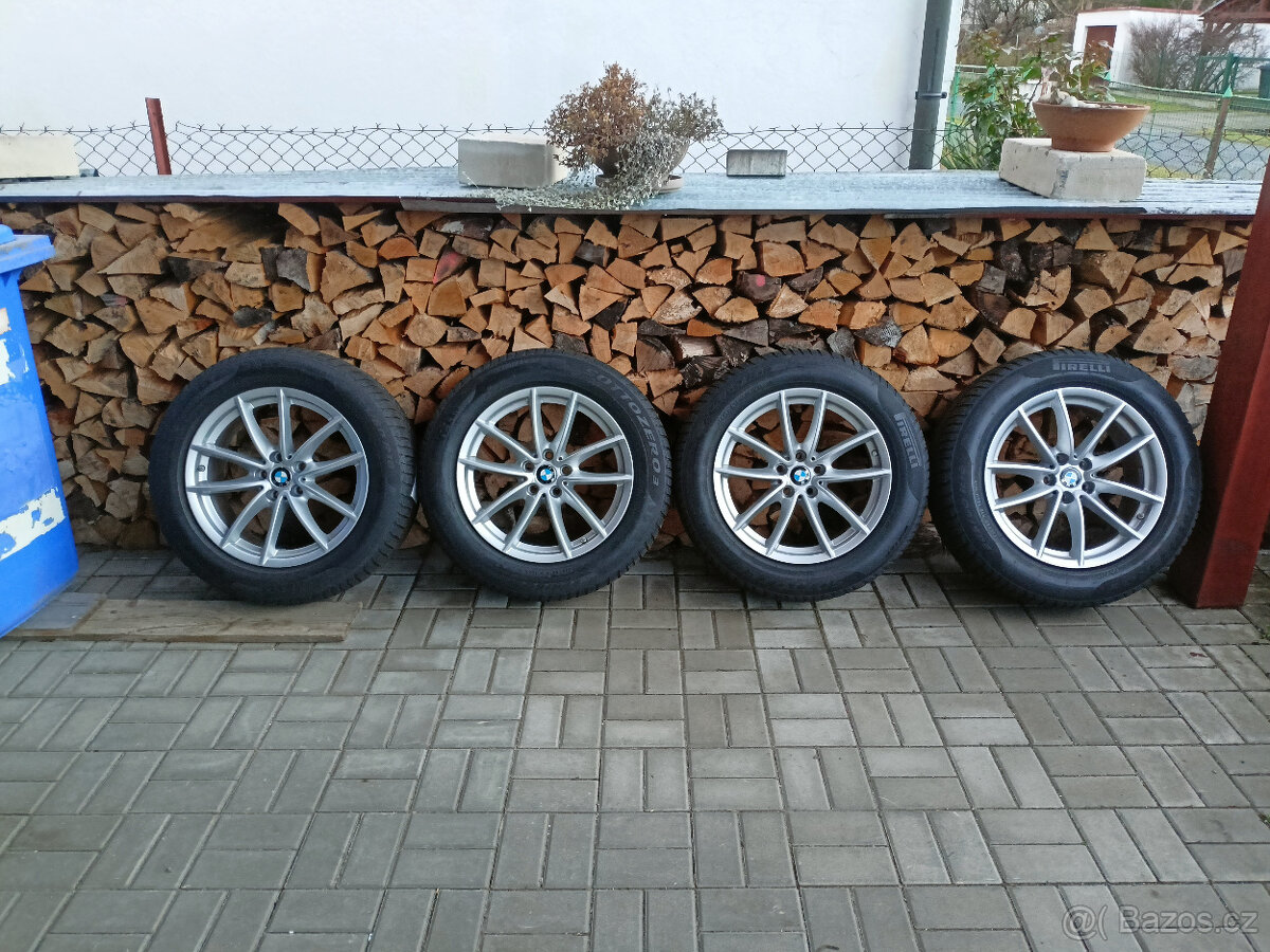 BMW X3 G01, X4 G02, alu kola 5x112 225/60/18 zimní,TOP