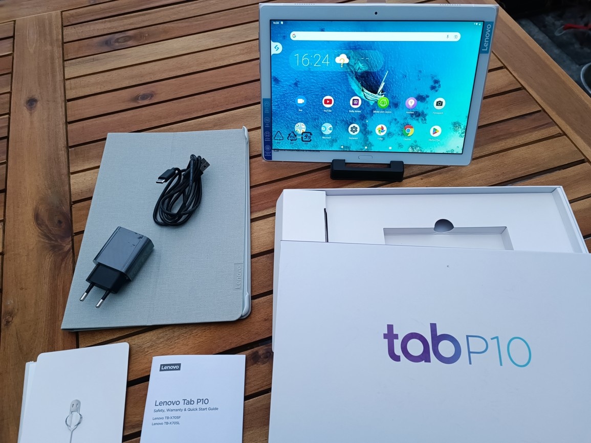 Pěkný Tablet Lenovo TAB P10, 4GB RAM, 64GB,nový