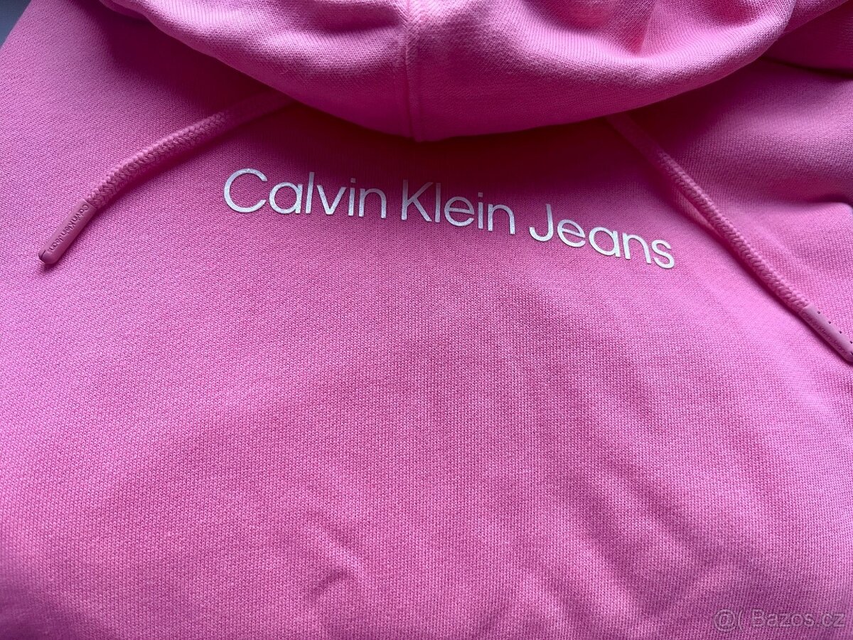 Růžová dámská mikina Calvin Klein vel. S