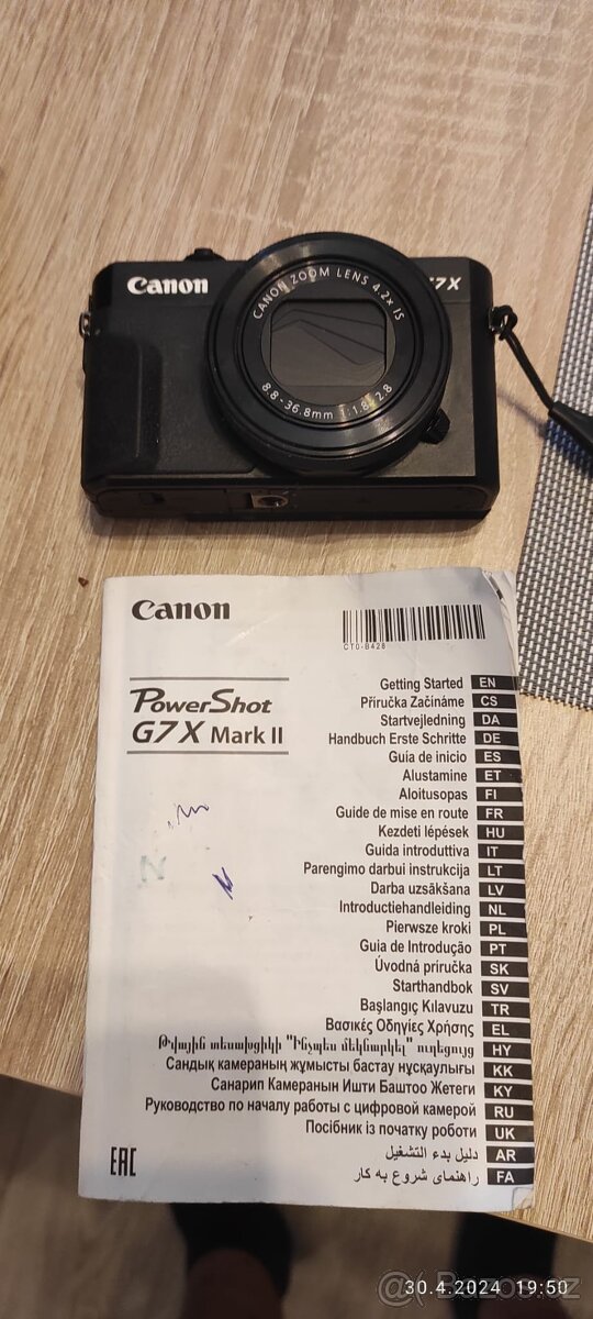 Prodáme FOTO - Canon Power Shot G 7X Mark ll