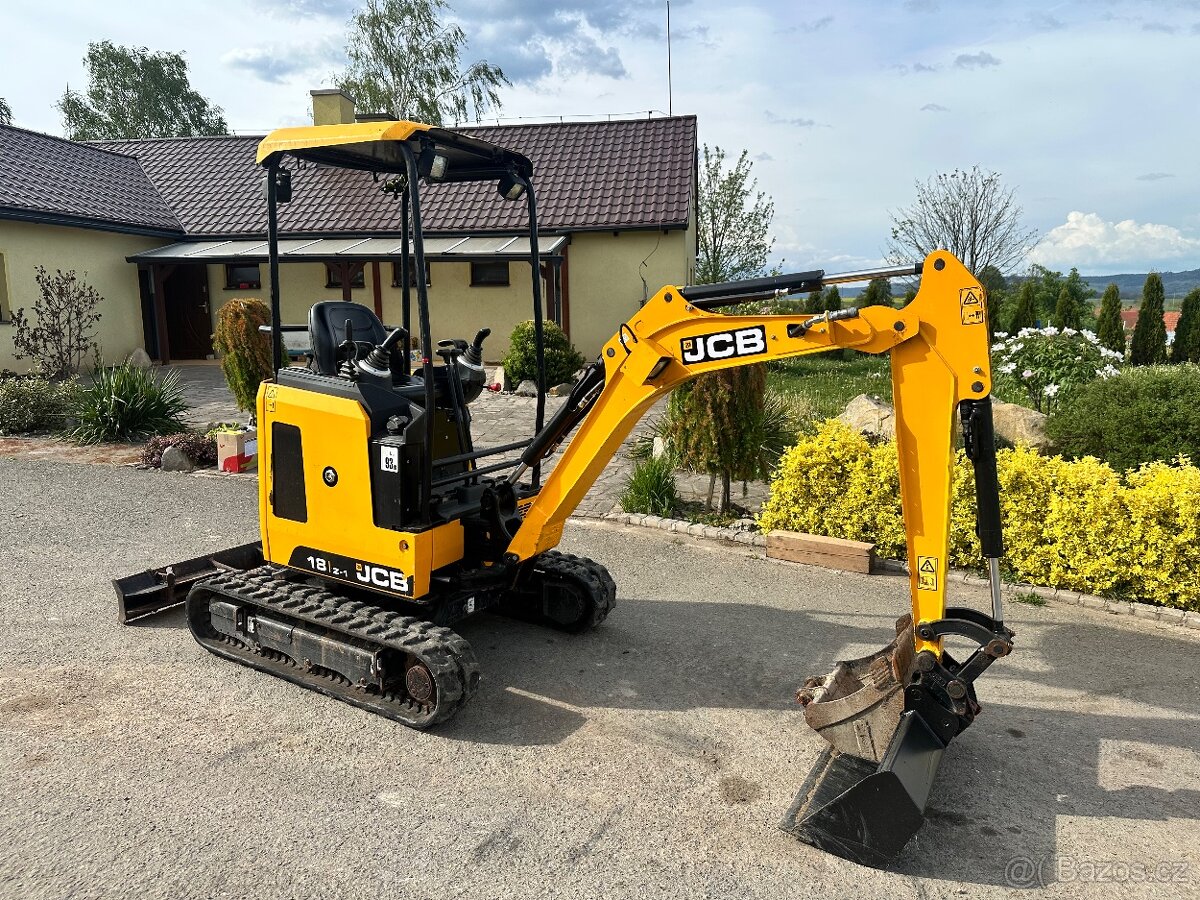 Minibagr JCB 18z-1 2020 2x lzice 1800 kg