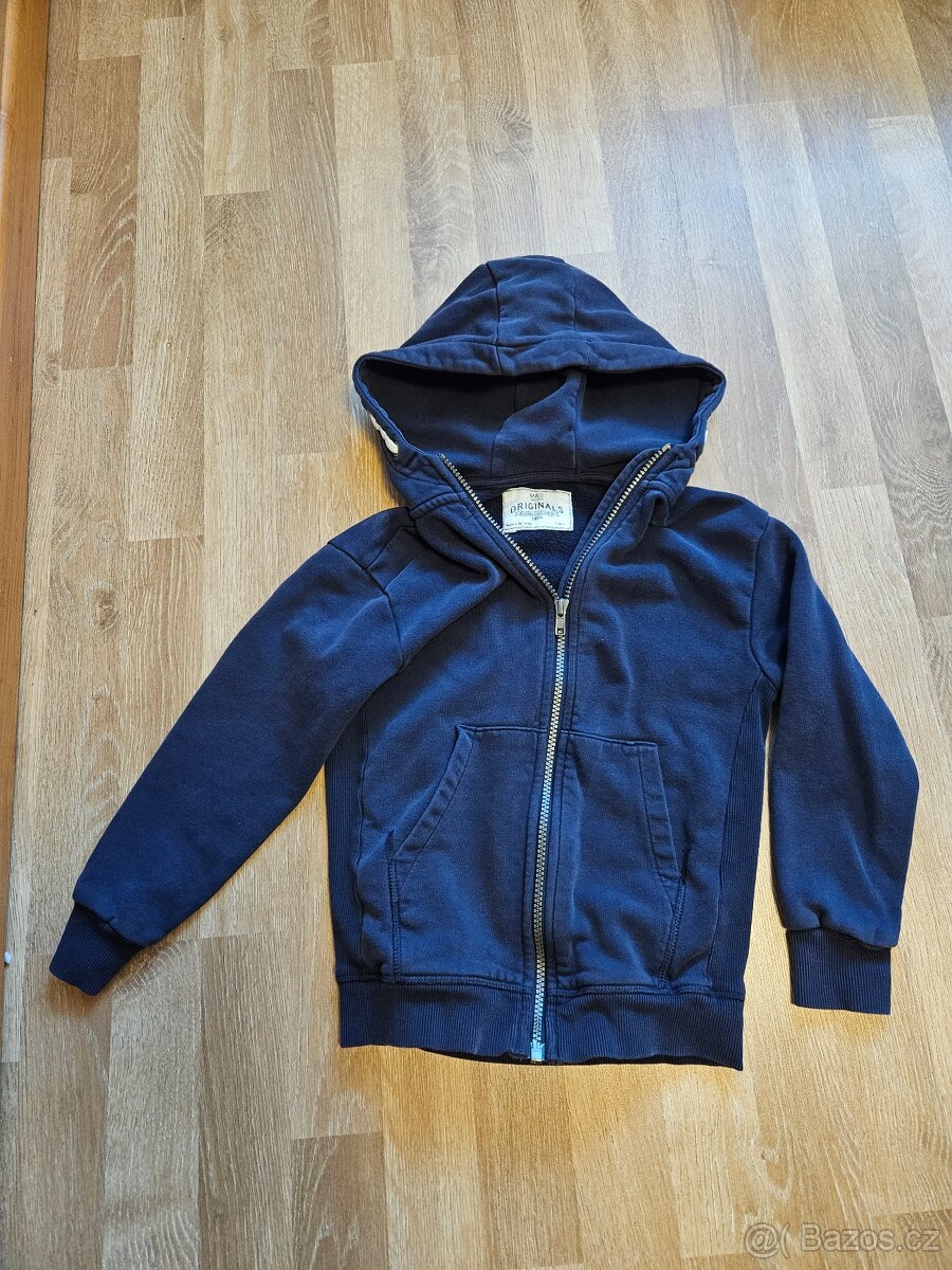 mikina M&S vel. 128 tmavě modrá