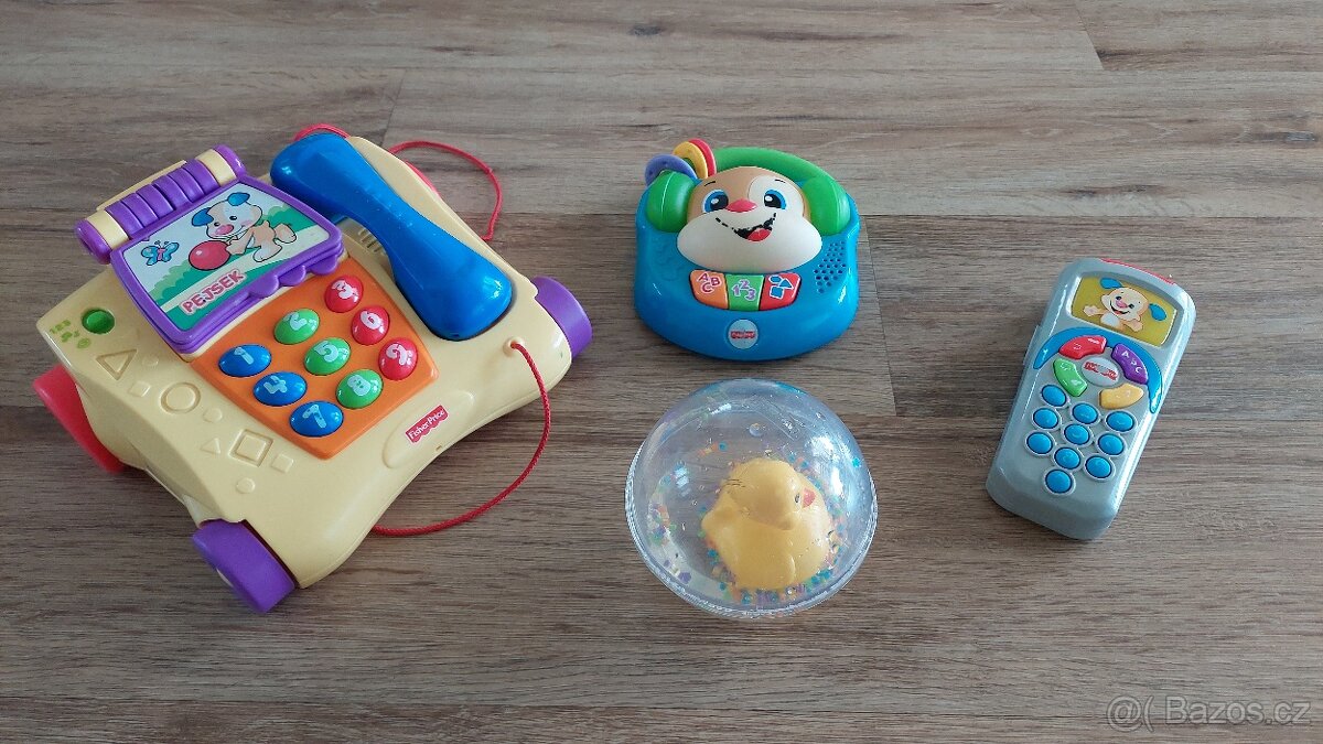 Fisher-price pejskův telefon, kačenka v kouli