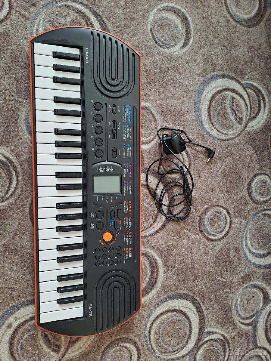 Prodám klávesy Casio SA 77